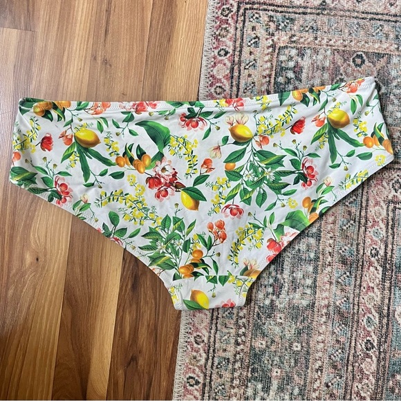 Princesse Tam Tam x Uniqlo Botanical Hip Hugger Swim Shorts Bottom Size Large - Picture 2 of 5